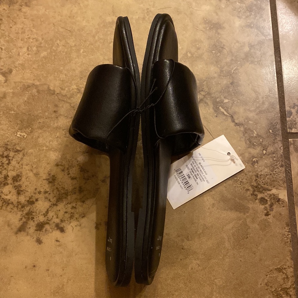 (163) NWT Women’s Black LuLu Flats by a new day. Size 5W - Picture 11 of 11